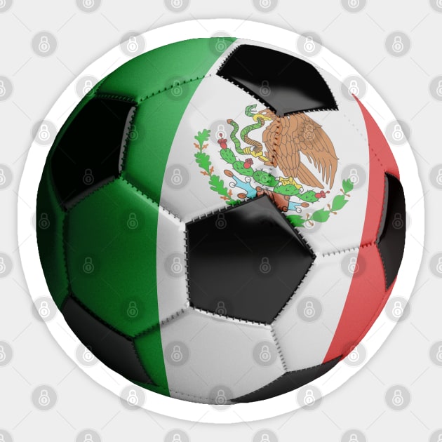 Mexico Soccer Ball Sticker by reapolo